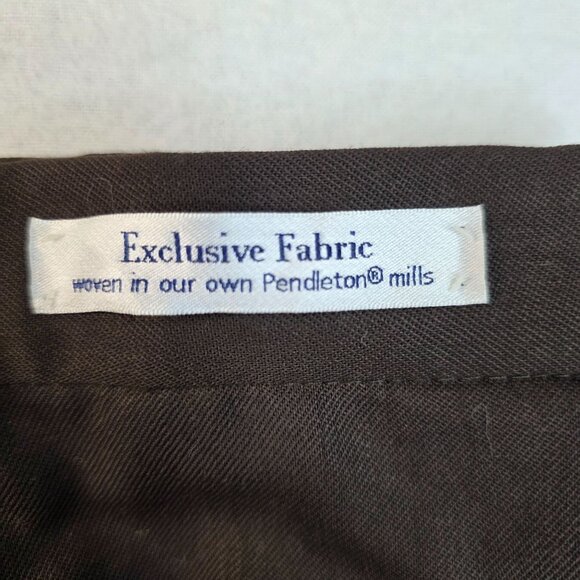 90s Pendleton Wool Plus Size 18 Trousers British Accents Corpcore Bossbabe New - Picture 6 of 9